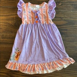 Girls Lady and the Tramp Print Dress